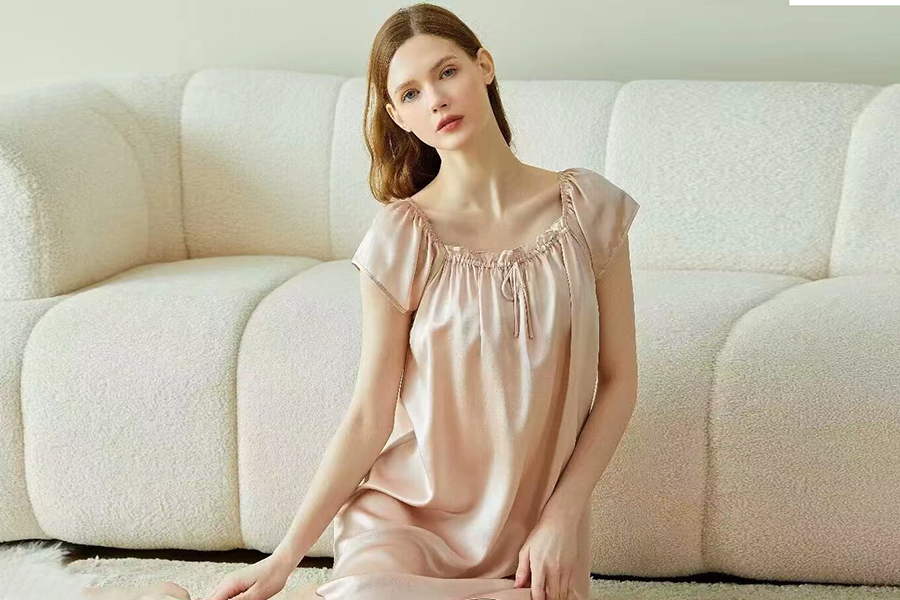 真絲睡衣女士娃娃裙