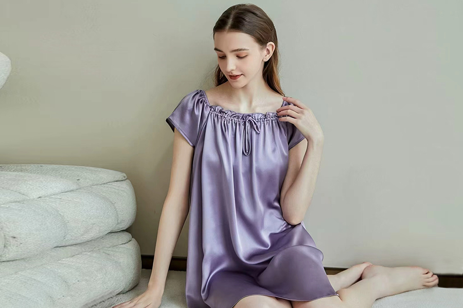 真絲睡衣女士娃娃裙