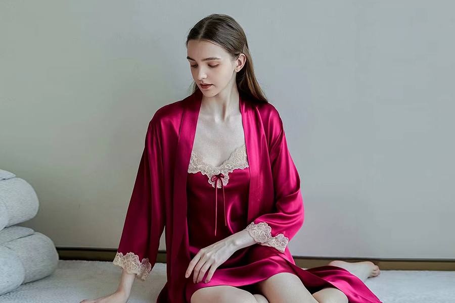 真絲睡衣女士吊帶裙/睡袍